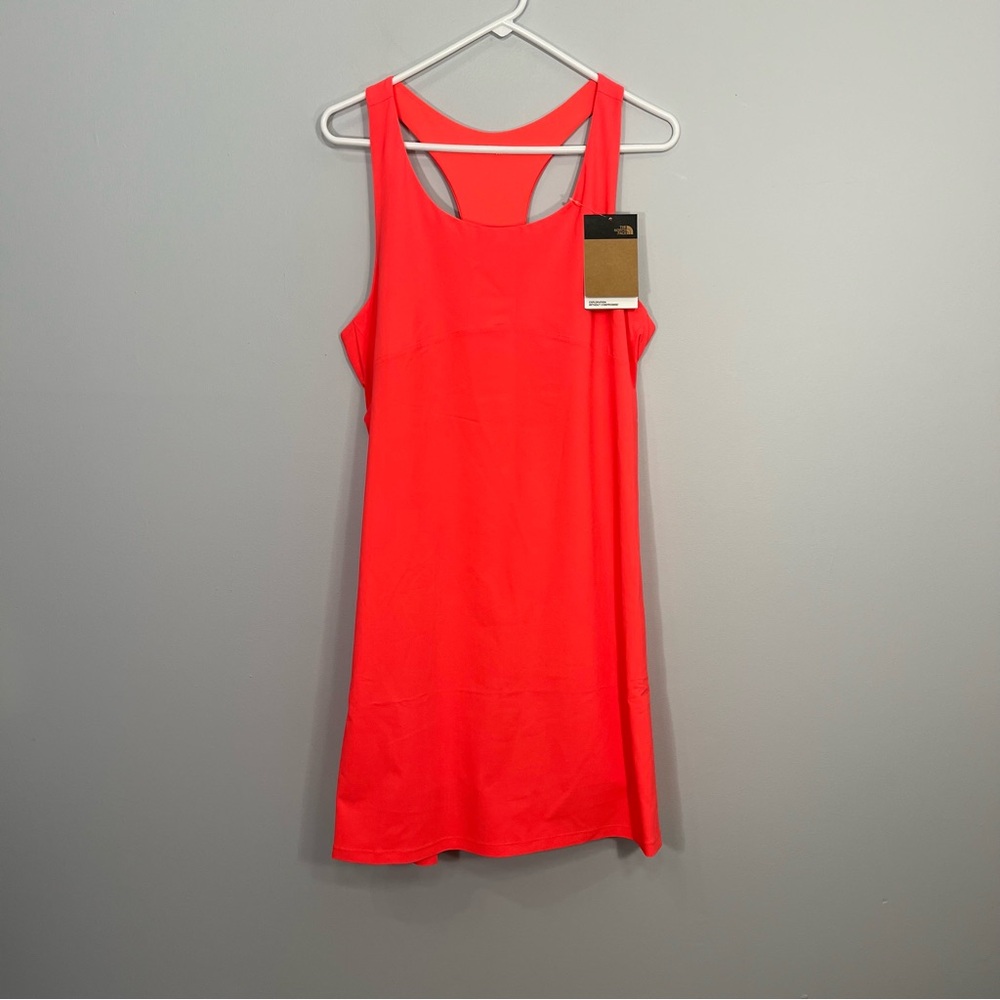 NEW North Face Dress Womens Extra Large Pink Radiant Poppy Arque Hike Hiking
